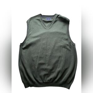 Club Room Men's Green Sweater Vest